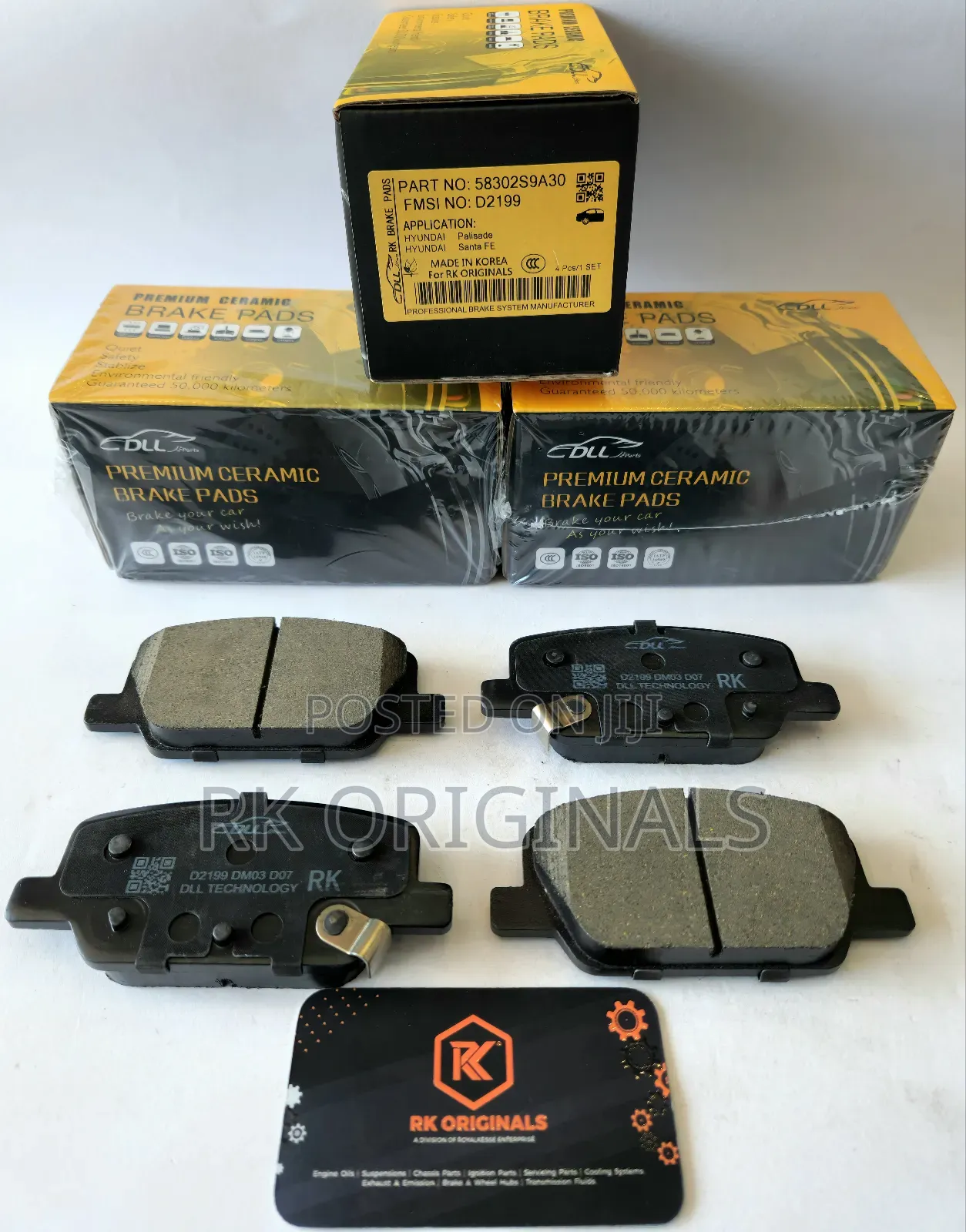 Palisade/Telluride 20-25/Santa Fe 19-20 Ceramic Back Brake Pads