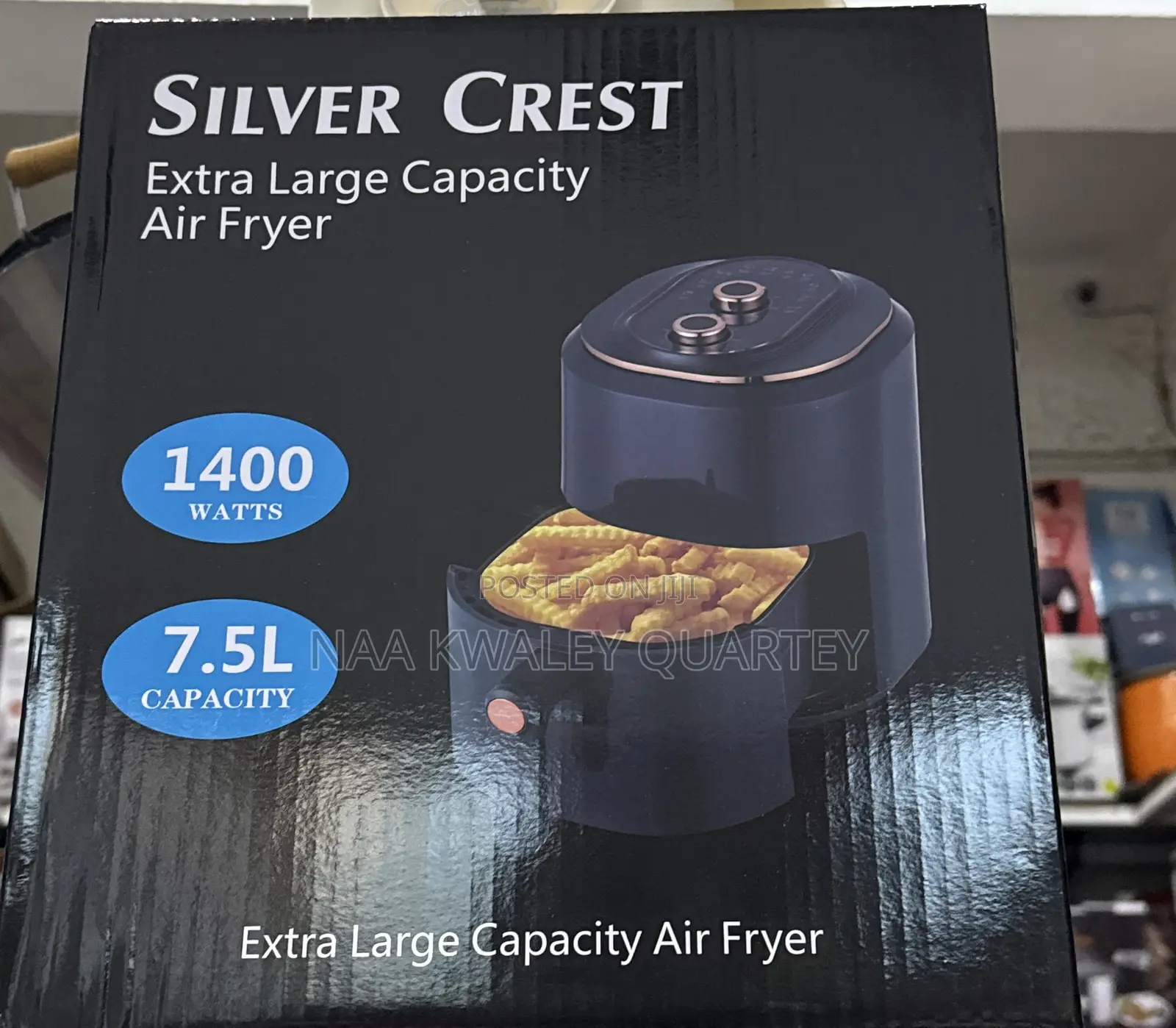 8 Litres Visible Glass Air Fryer