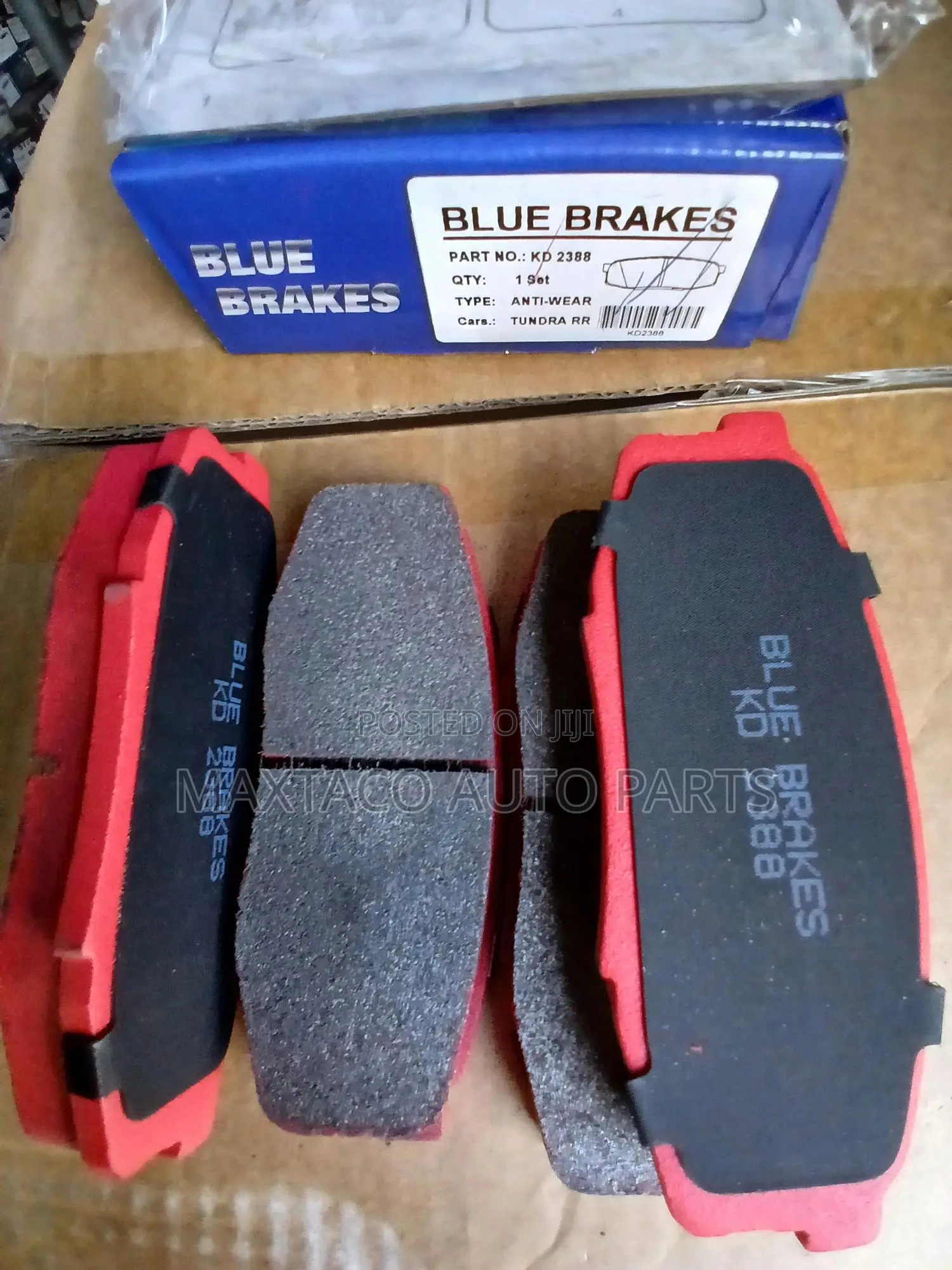 Blue Brakes Kd2388 Ceramic Brake Pad-R for Toyota Tundra