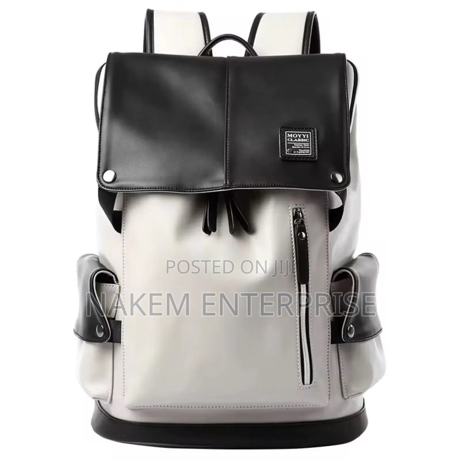 Pu Leather Large Capacity Laptop Backpack With Exquisite Appearance