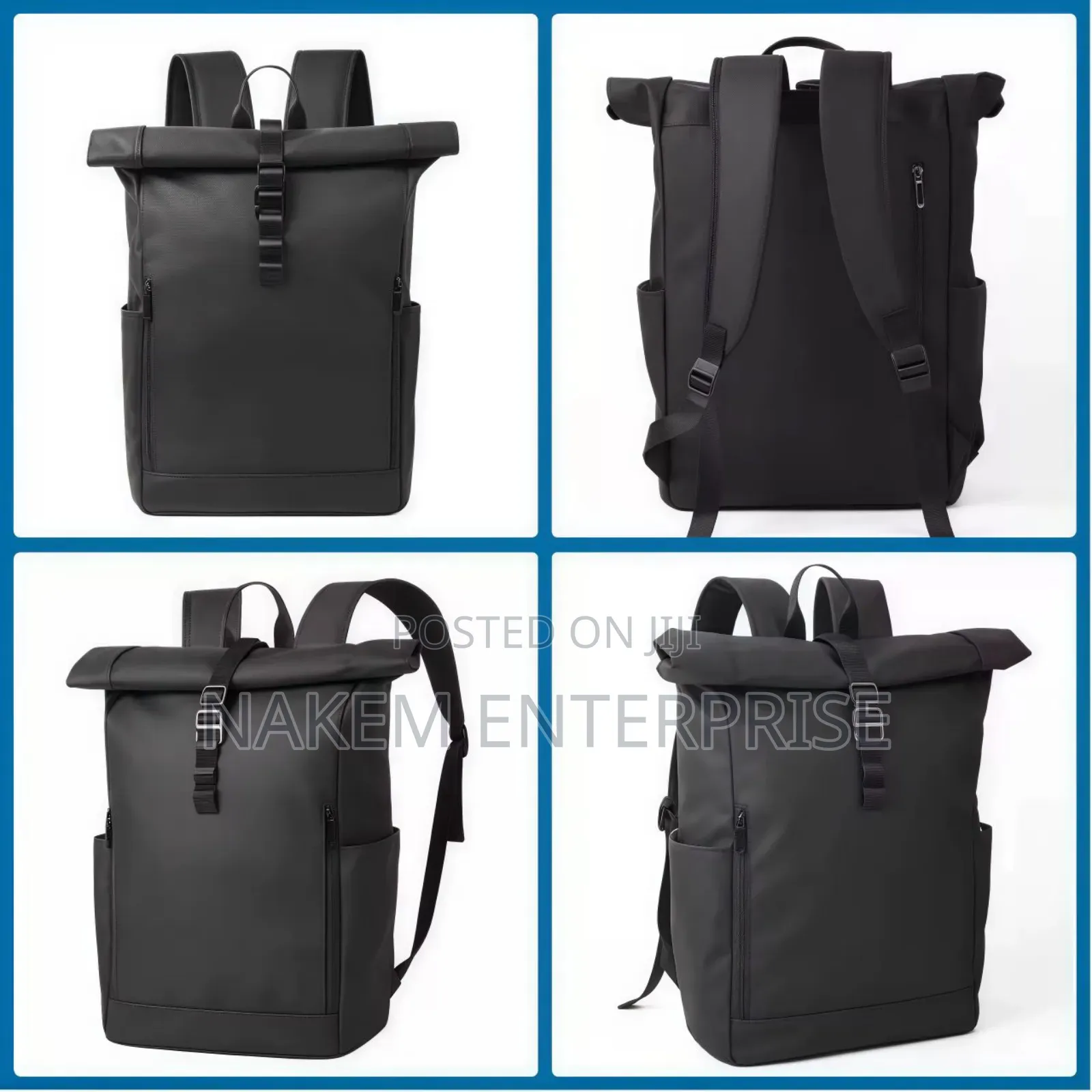 Pu Leather Large Capacity Laptop Backpack With Exquisite Appearance