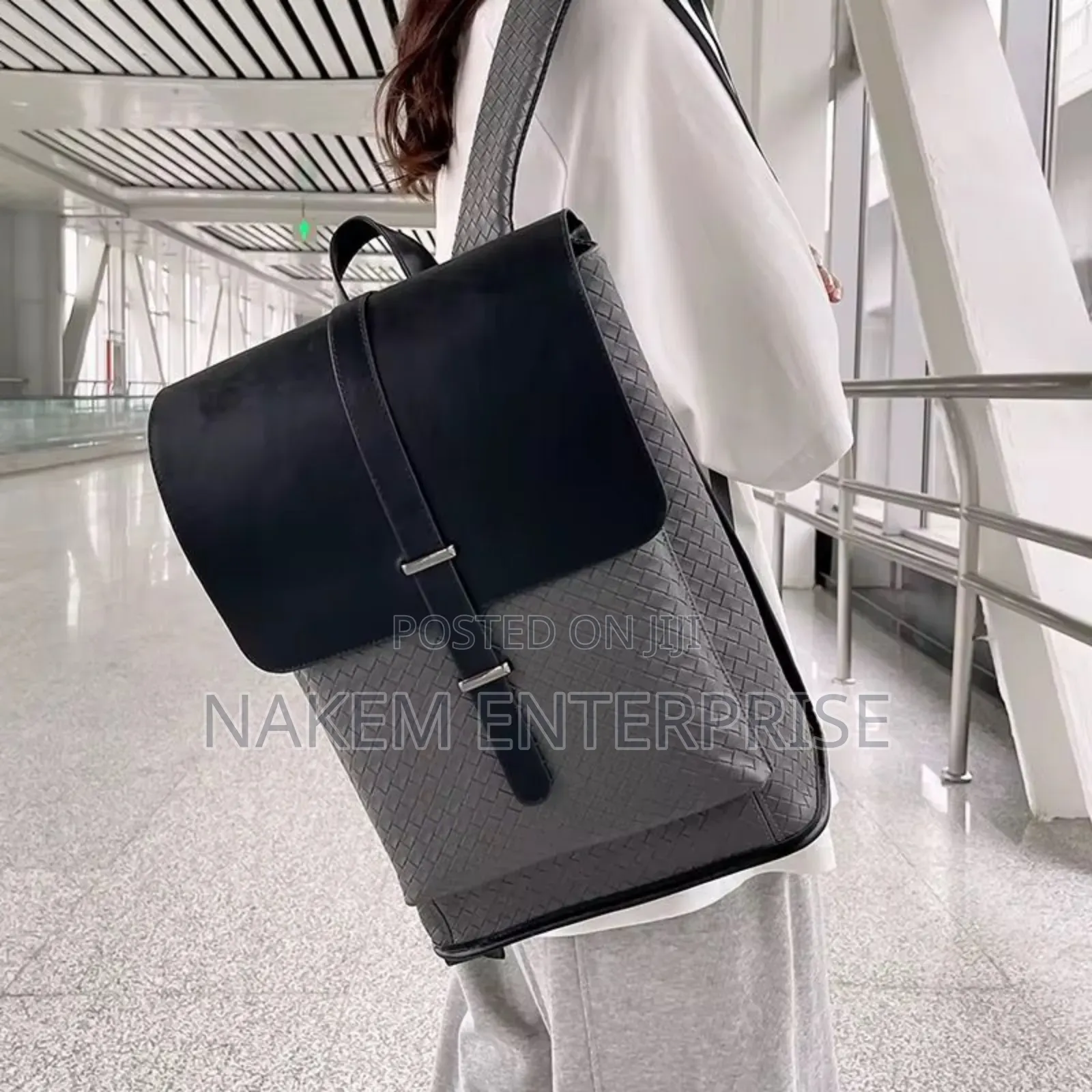 Pu Leather Large Capacity Laptop Backpack With Exquisite Appearance