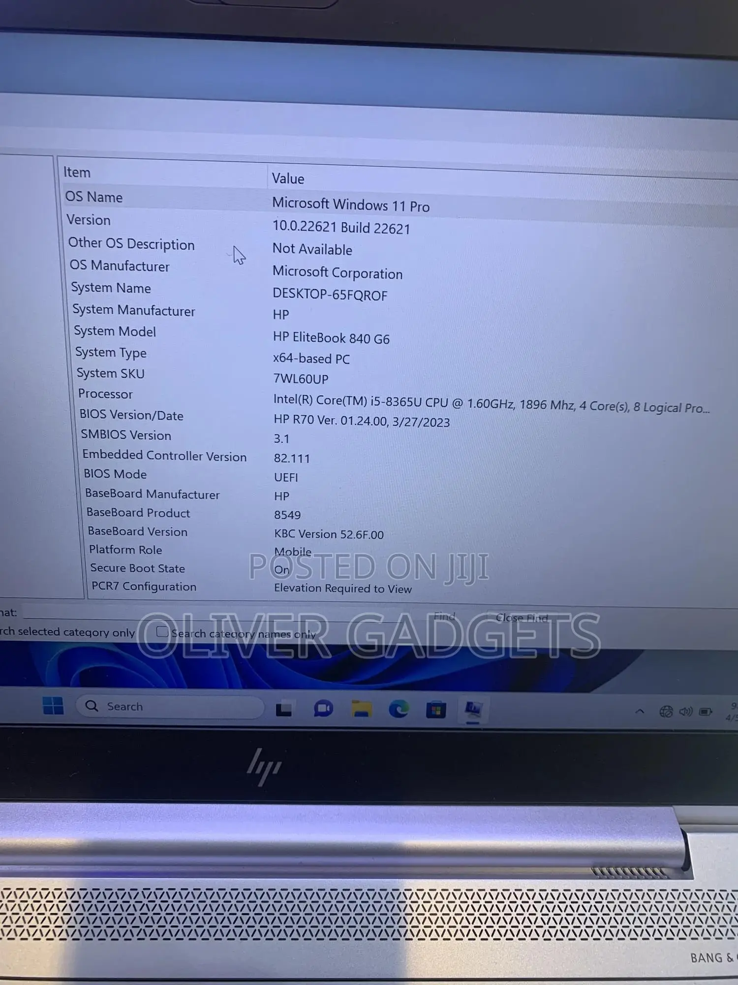 Laptop HP EliteBook 840 G6 8GB Intel Core I5 SSD 256GB