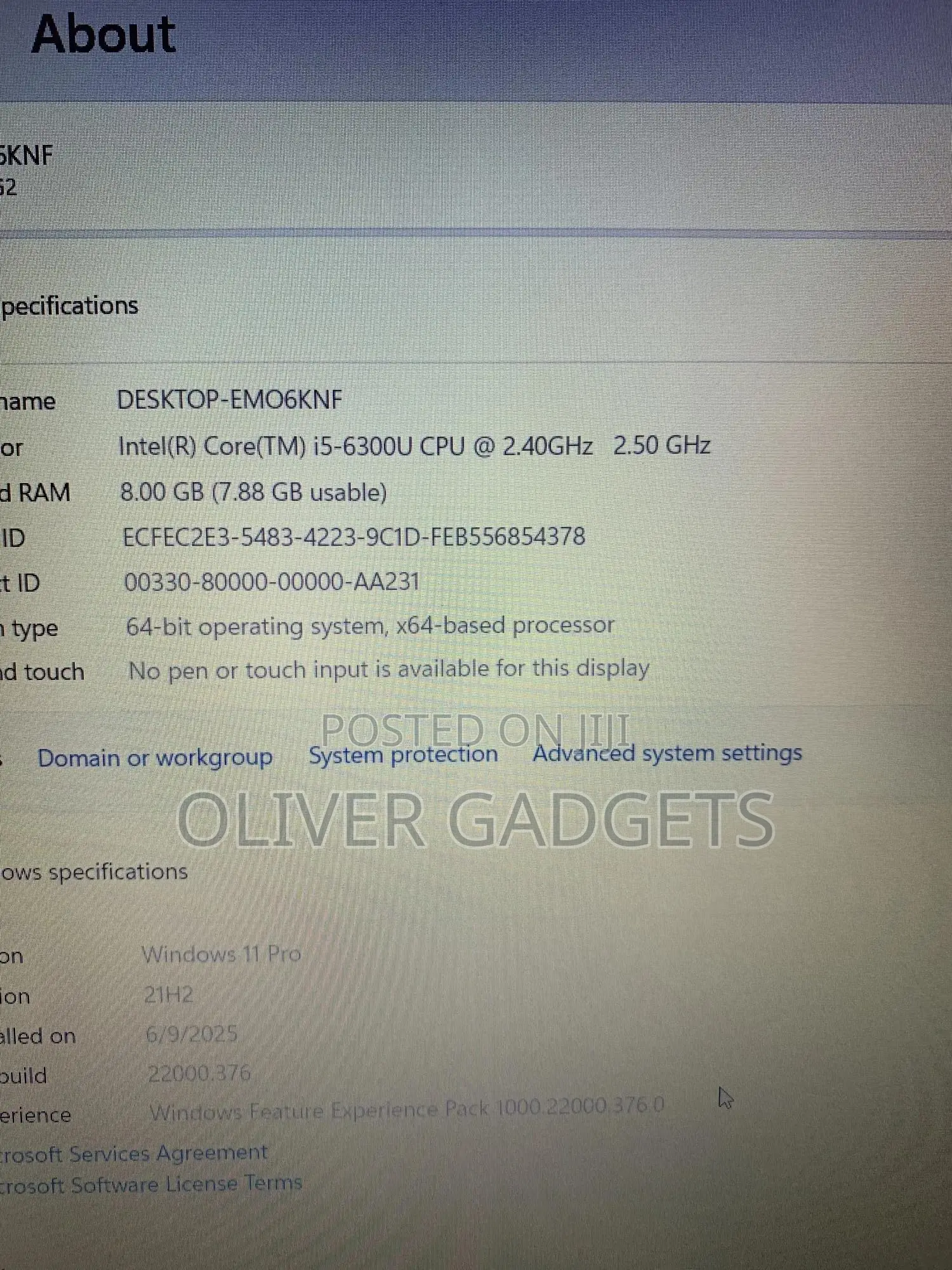 Laptop HP ProBook 650 G2 8GB Intel Core i5 SSD 128GB