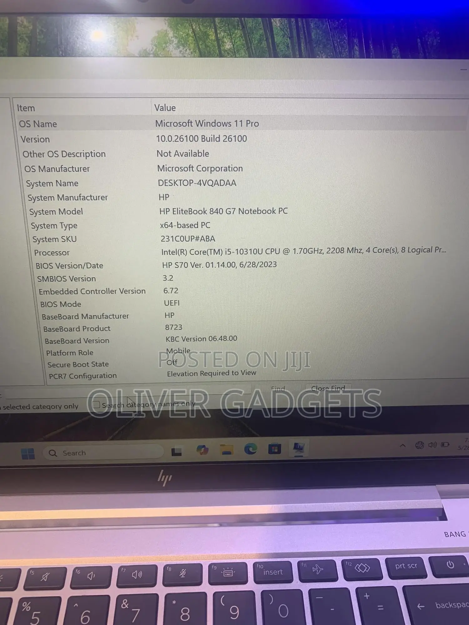 Laptop HP EliteBook 840 G7 16GB Intel Core i5 SSD 256GB