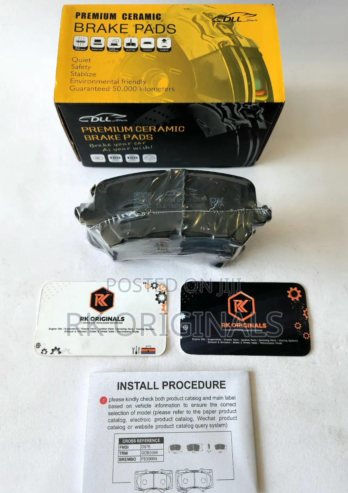 Acura Mdx 14-16/Pilot 16-22/Ridgeline 17-25 Ceramic Back Brake Pad