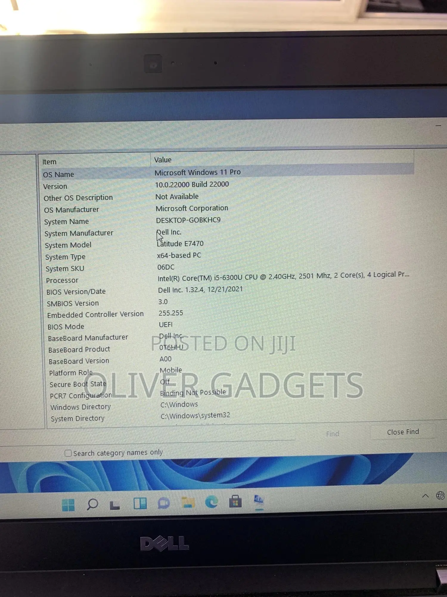 Laptop Dell Latitude E7470 8GB Intel Core I5 SSD 256GB