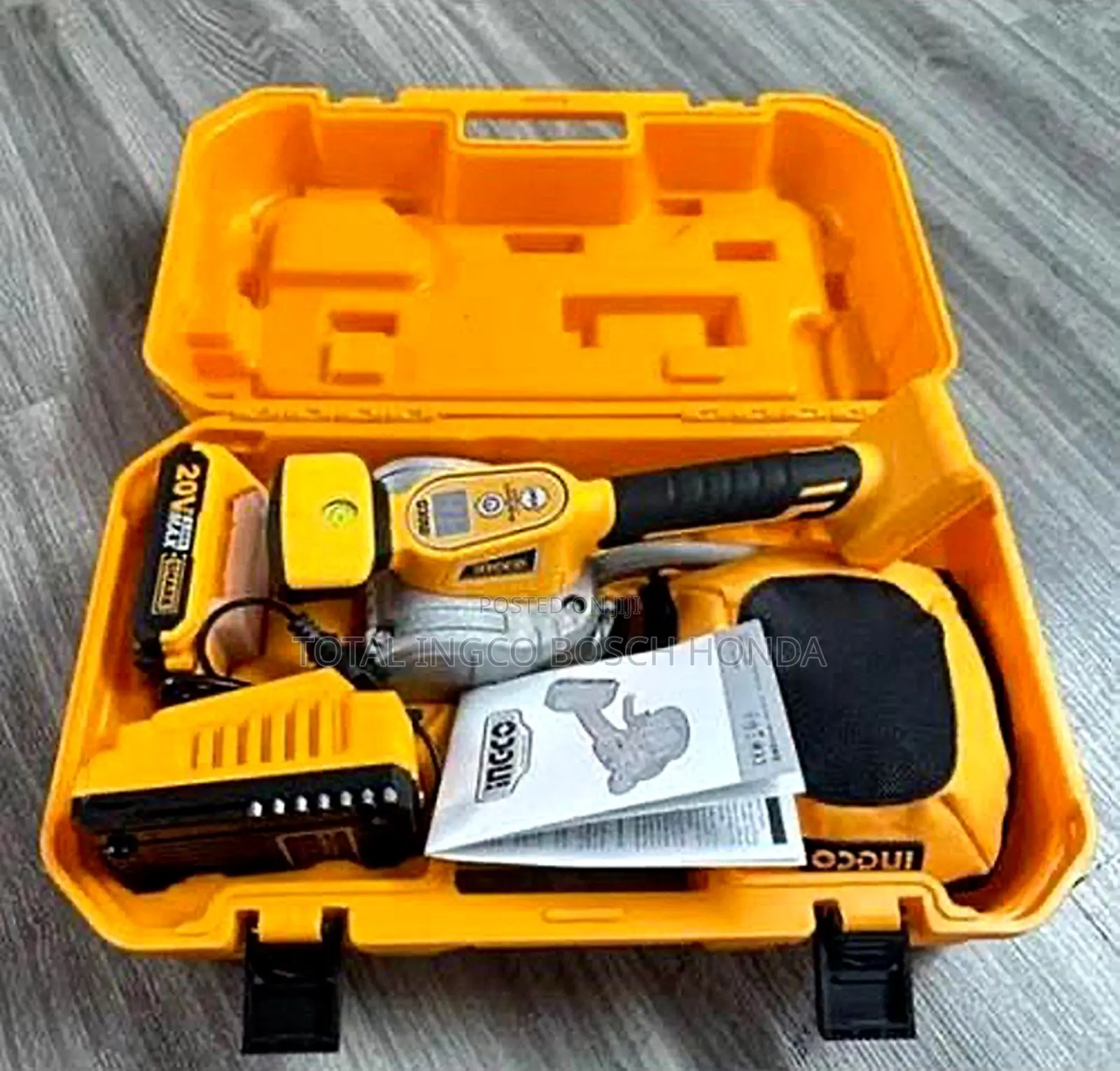 Tile Machine + Tile Vibrator Battery Use