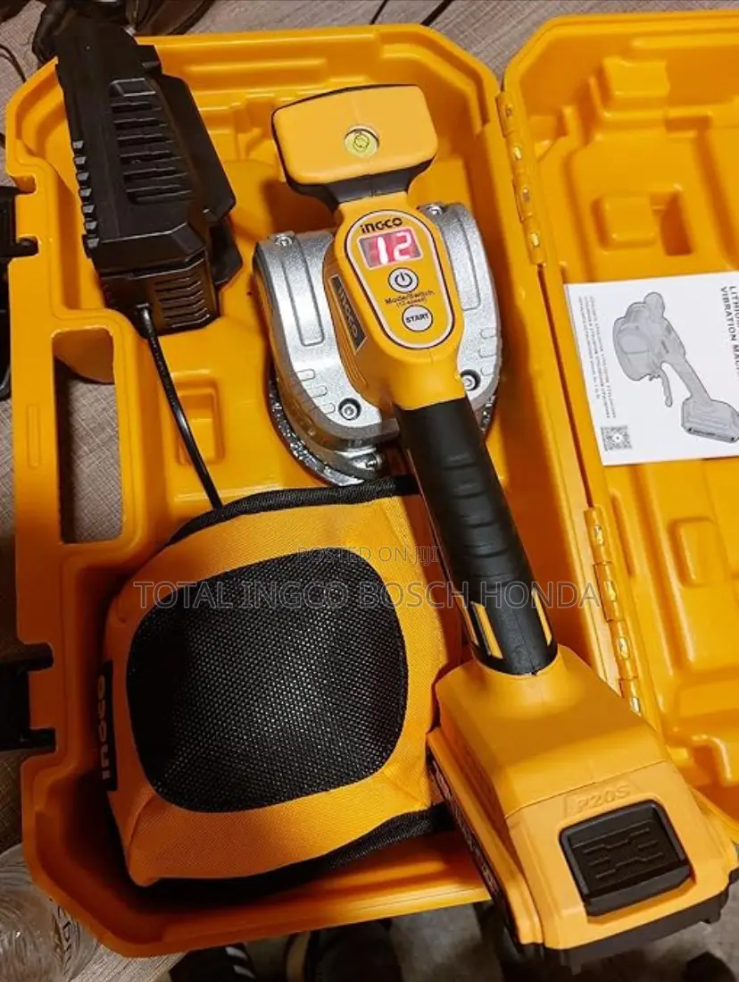 Tile Vibrating Machine for Tile Works Cordless