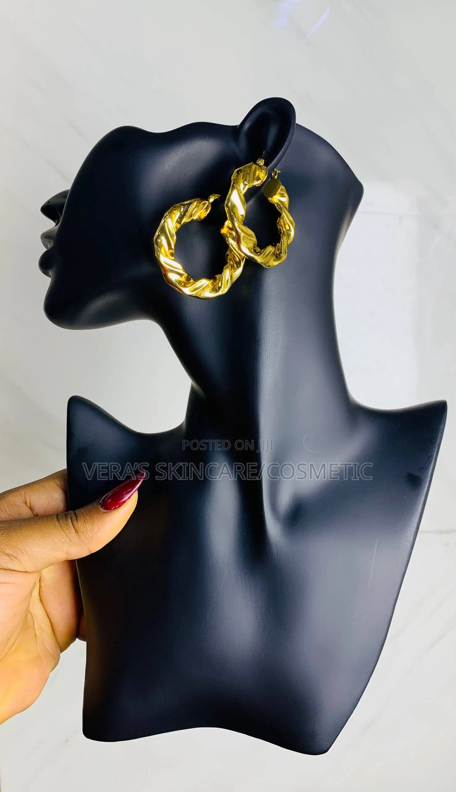 Gold Replica Earrings Set