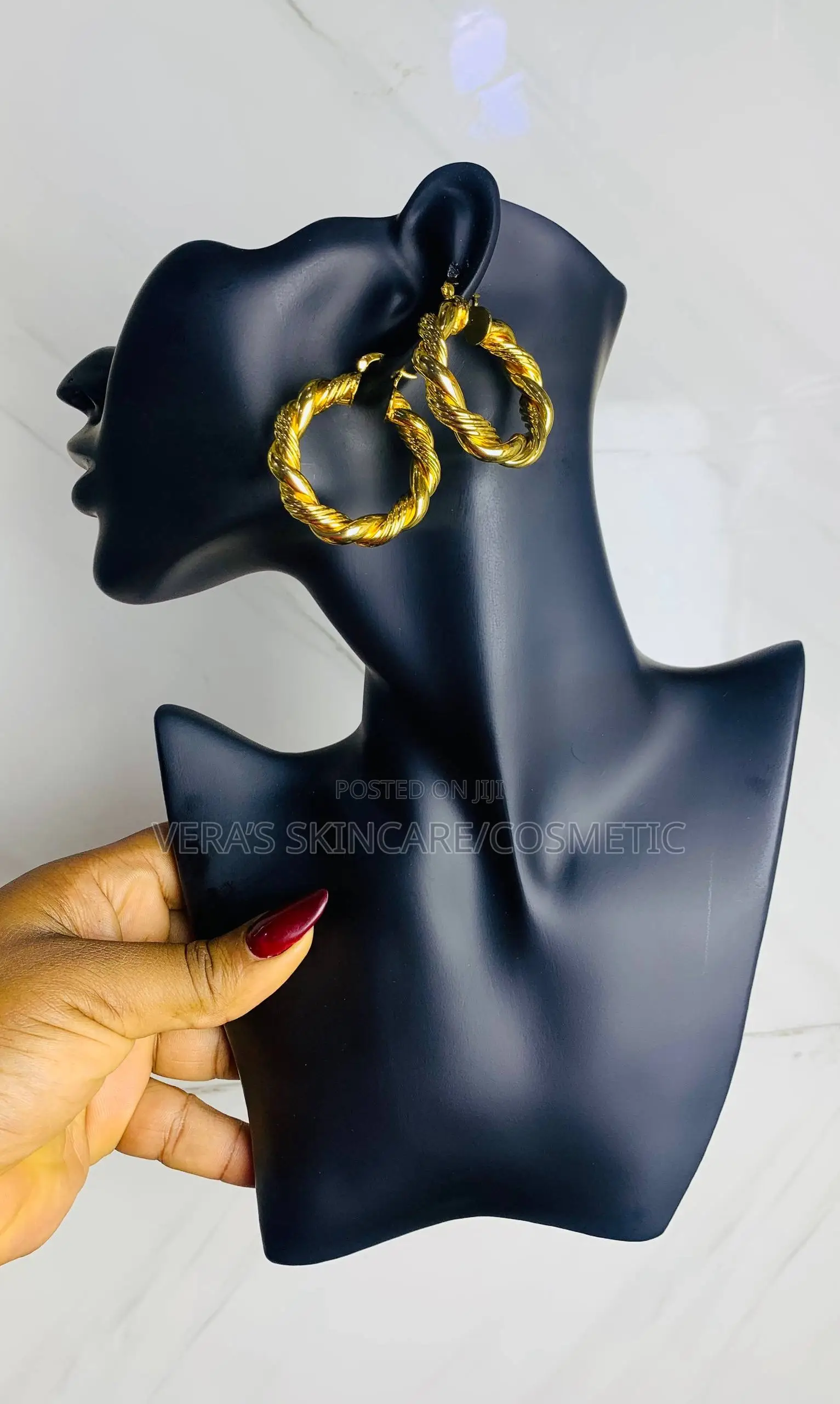 Gold Replica Earrings Set