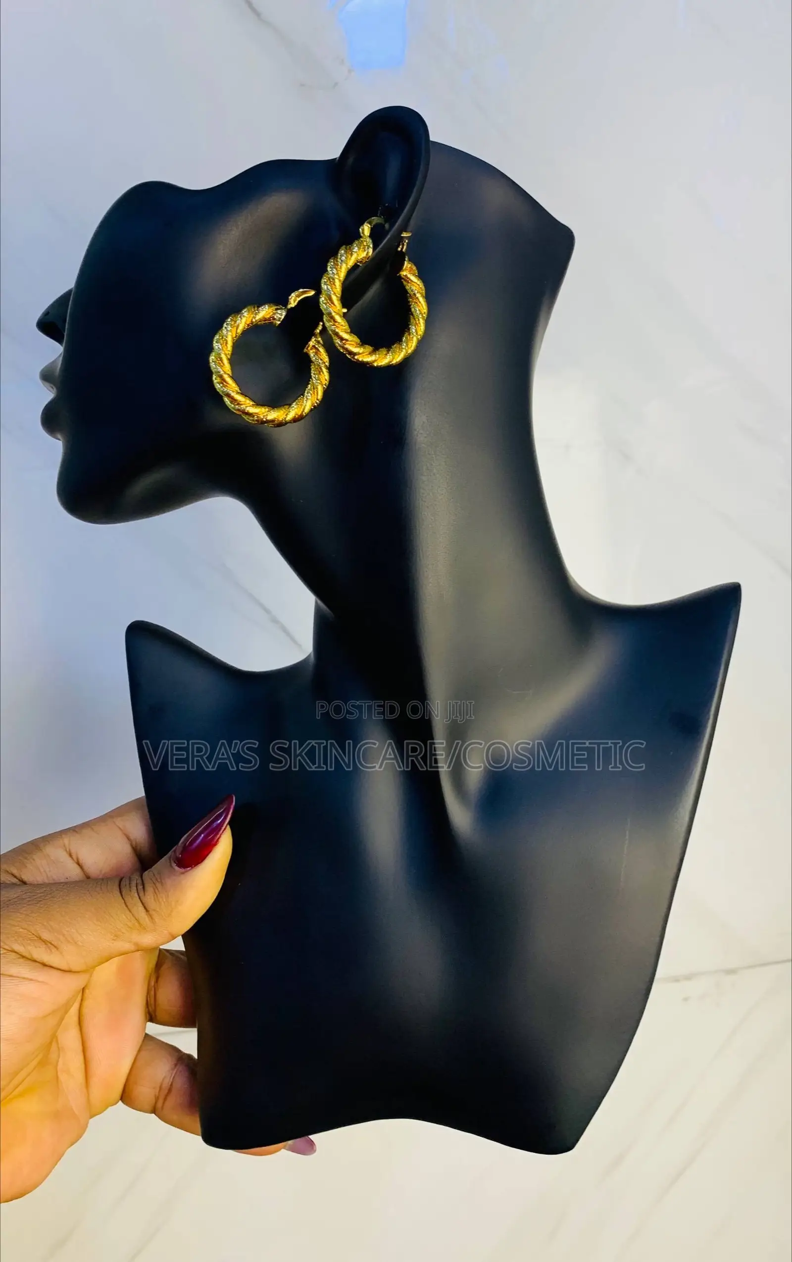 Gold Replica Earrings Set