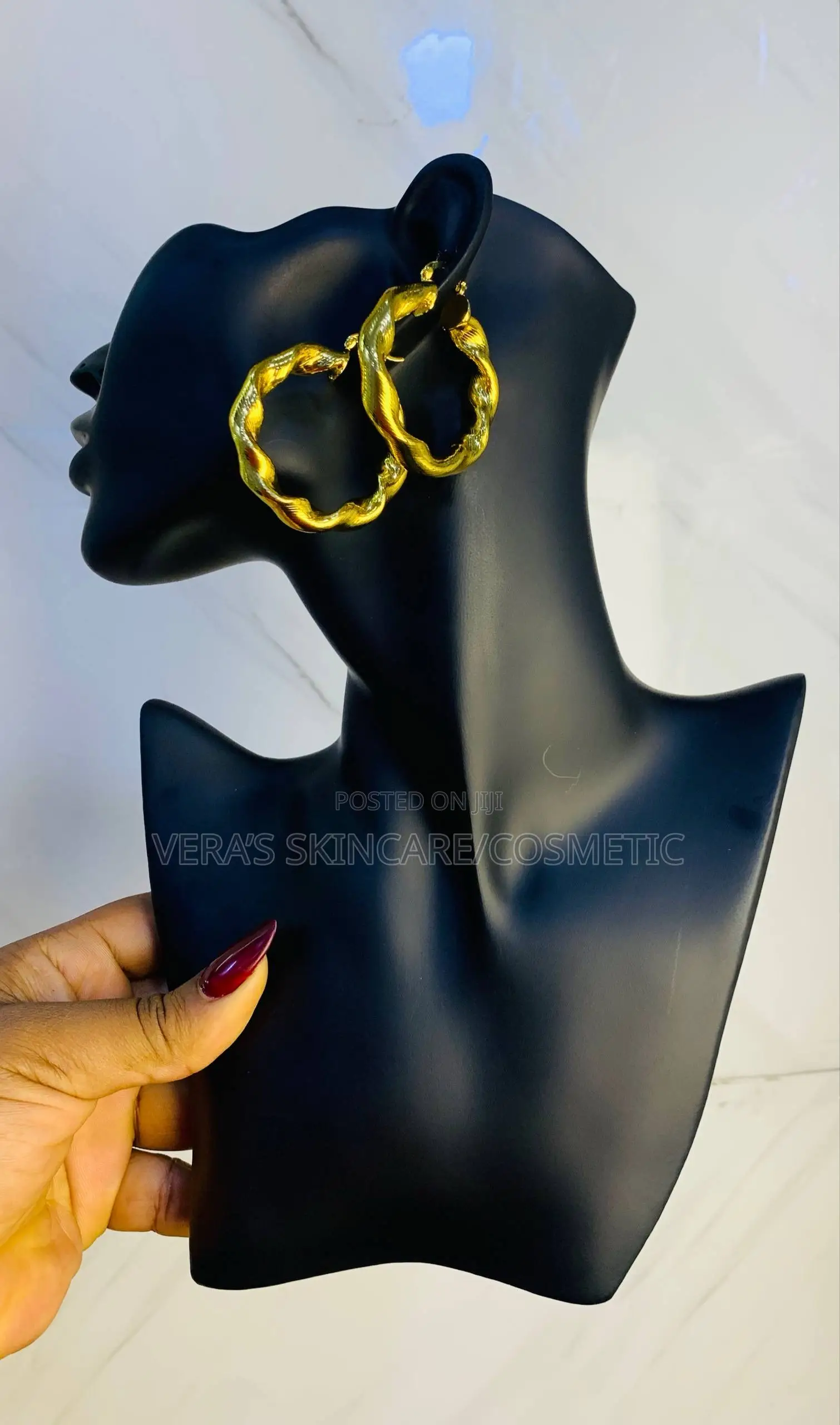 Gold Replica Earrings Set