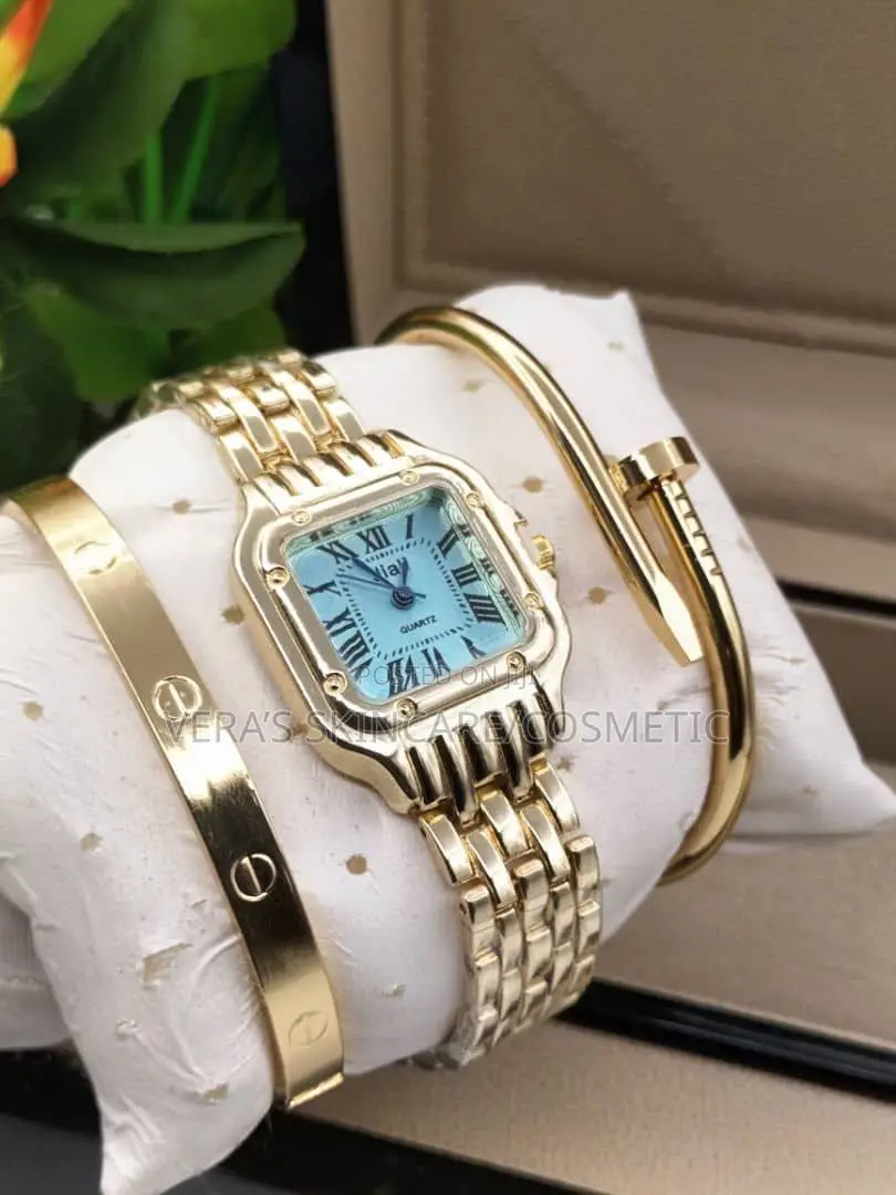Watch And Bracelets Set