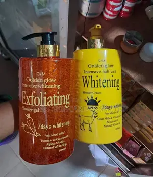 Golden Glow Shower Gels