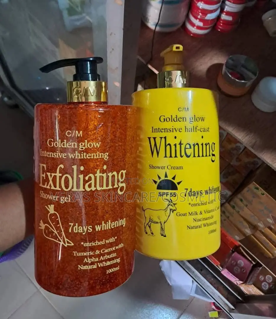 Golden Glow Shower Gels