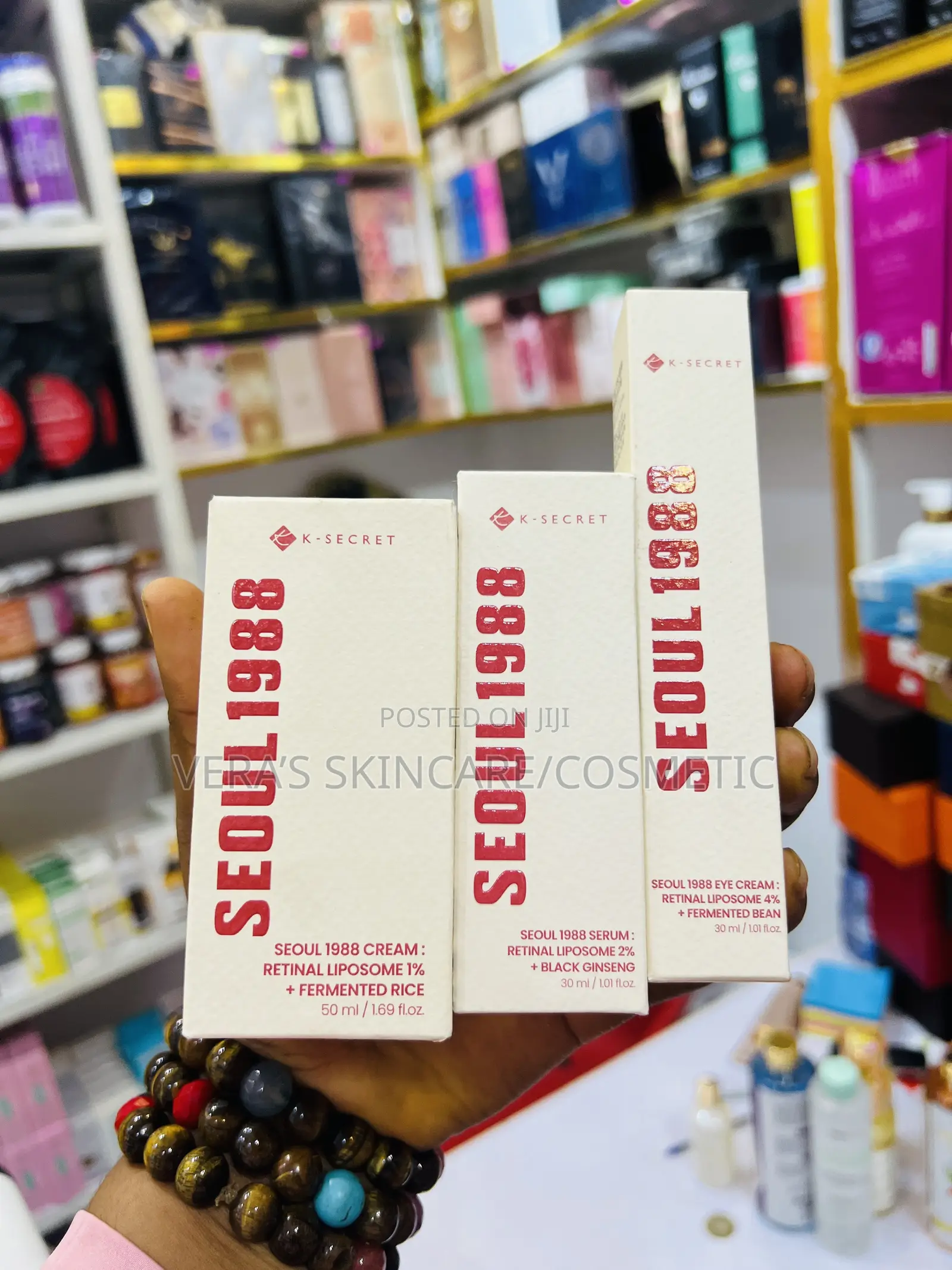 Seoul 1988 Face  Serum,Eye Cream And Face Cream