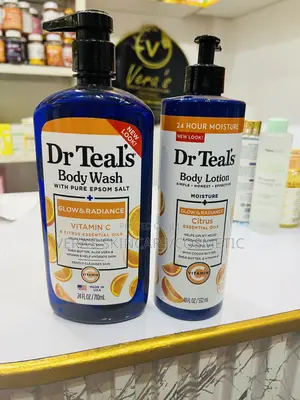 Dr Teals Citrus Shower Gel And Lotion