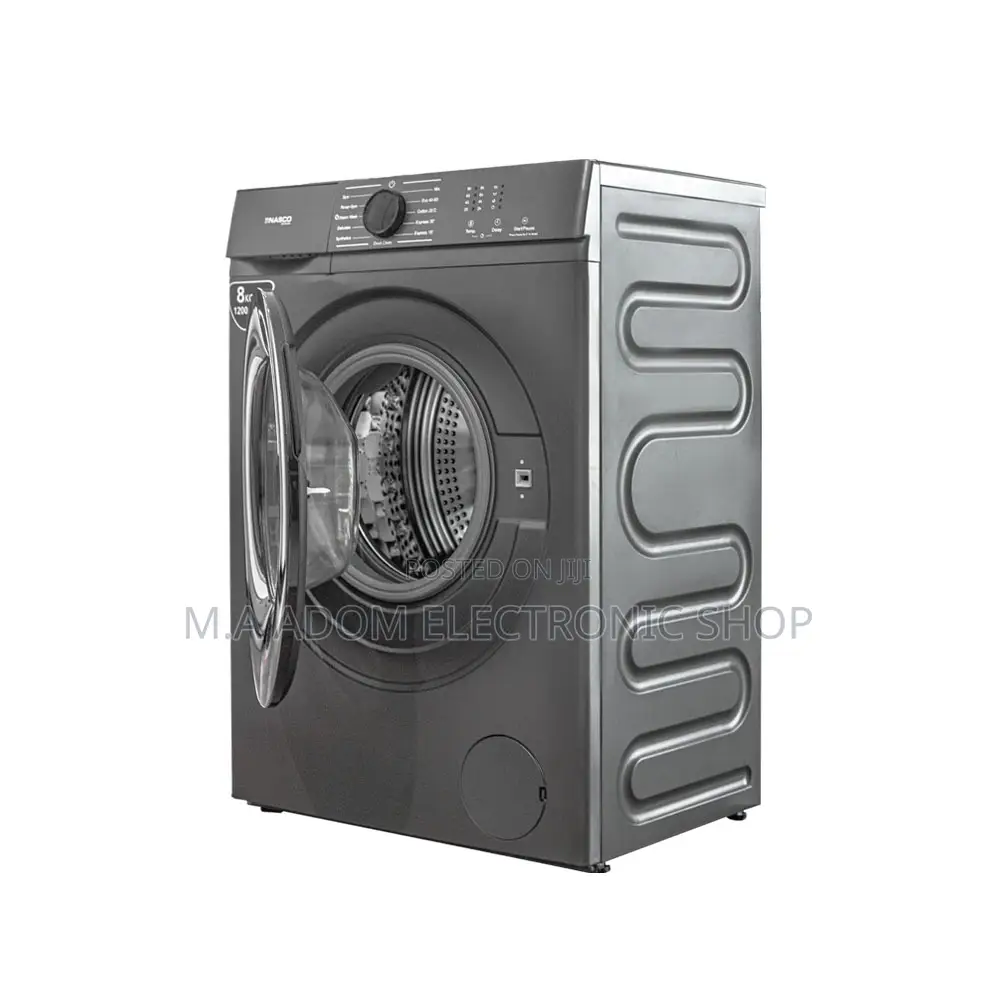 Nasco Washing Machine 8kg Front Load Full Automatic Silver
