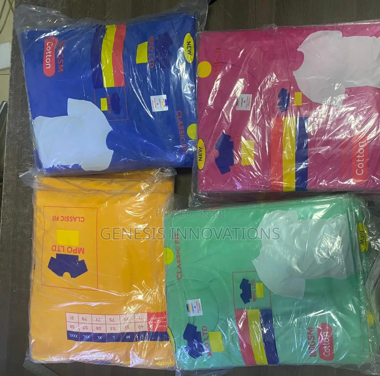 Eyelet T-Shirt (Jersey) and Cotton Shirt