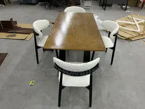 Quality Wood Dining Table With 4 Chairs