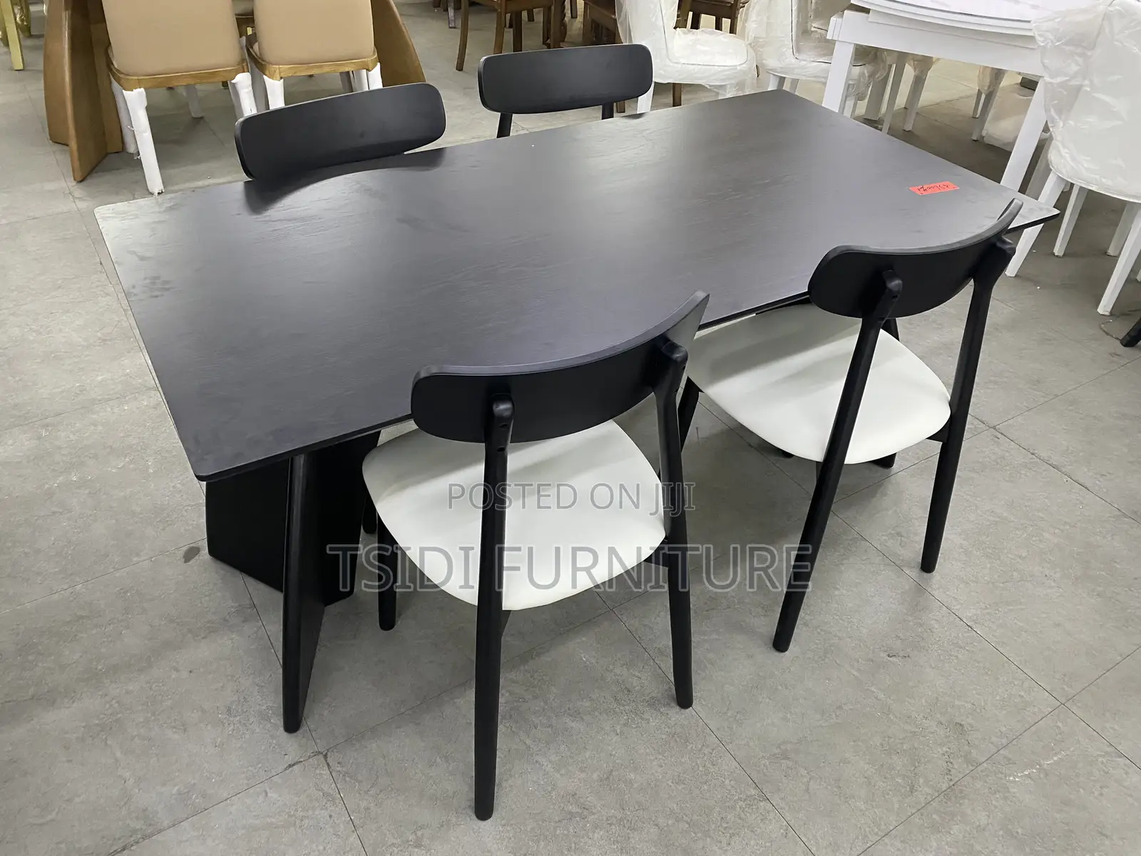 Quality Wood Dining Table With 4 Chairs