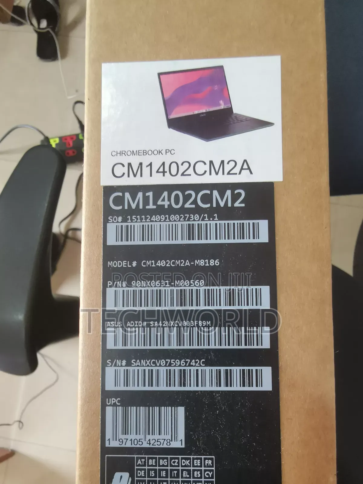 New Laptop Asus Chromebook C200 4GB Intel eMMC 60GB
