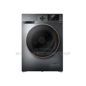 TCL Washing Machine Front Load Full Automatic 10.5 Kg Wash Silver
