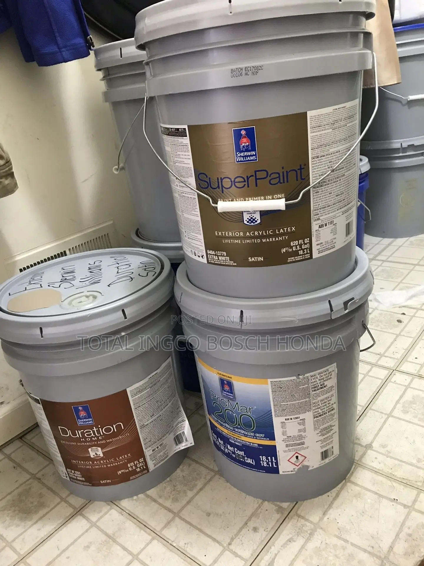 Canadian Paint 20liters Sherwin Williams for Exterior Interior
