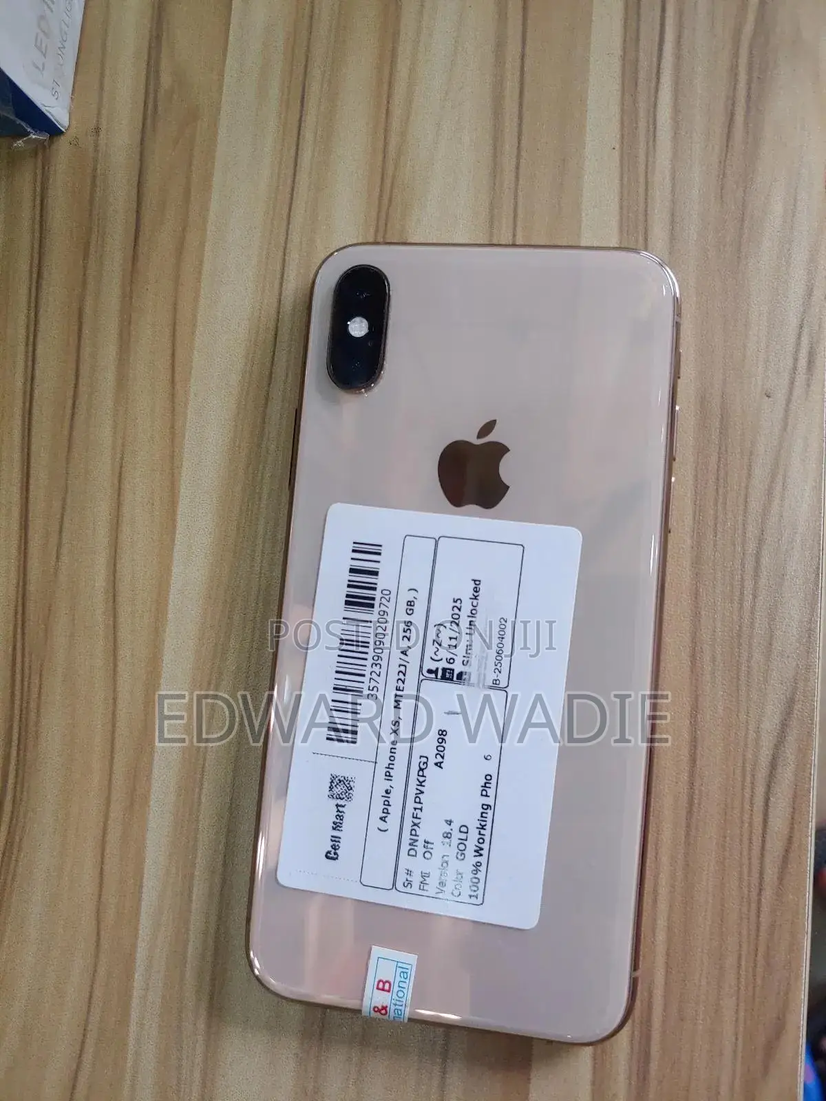 Apple iPhone XS 256 GB Gold