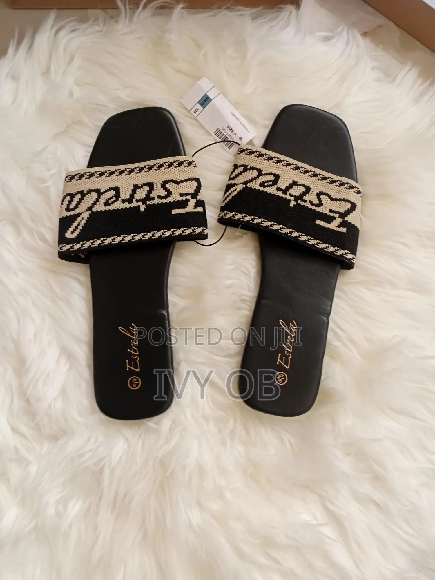 Fashionable Square-Toed Ladies Slippers