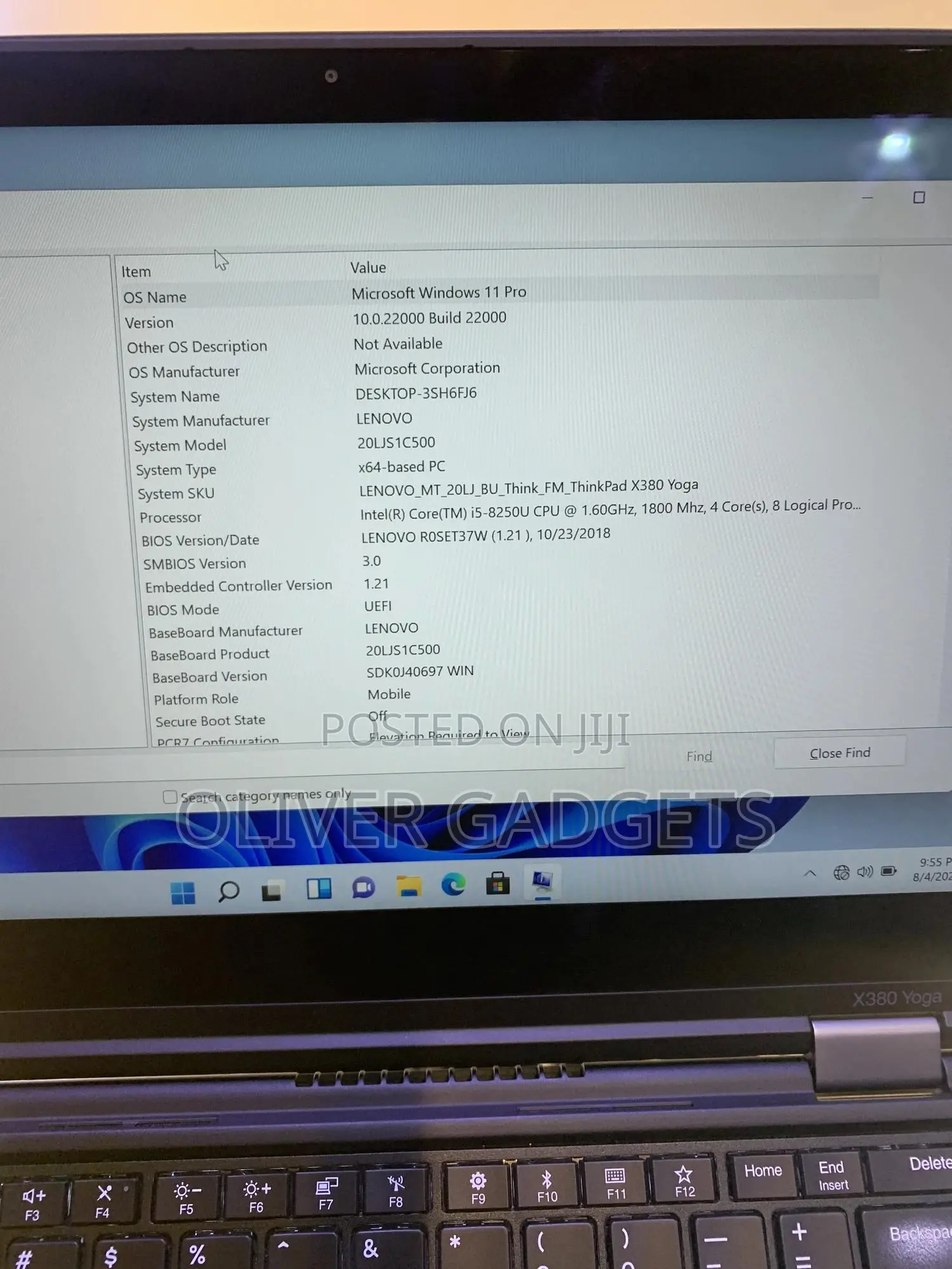 Laptop Lenovo ThinkPad X380 Yoga 8GB Intel Core i5 SSD 256GB