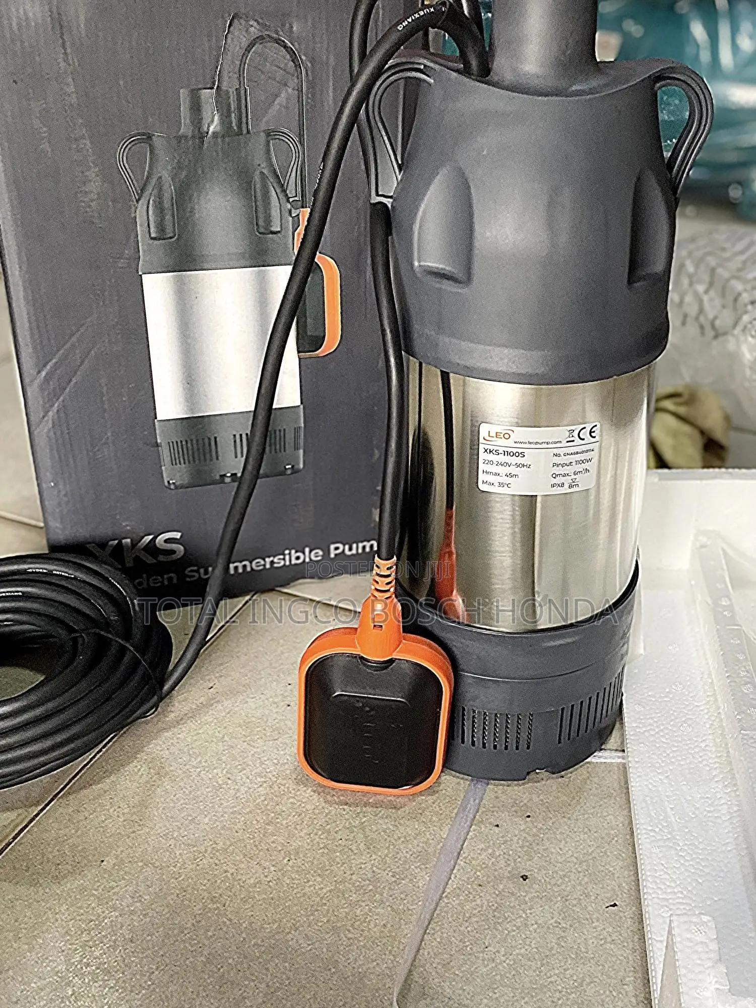 Water Pump 1.5 Horse Power Sewage Pumping Machine