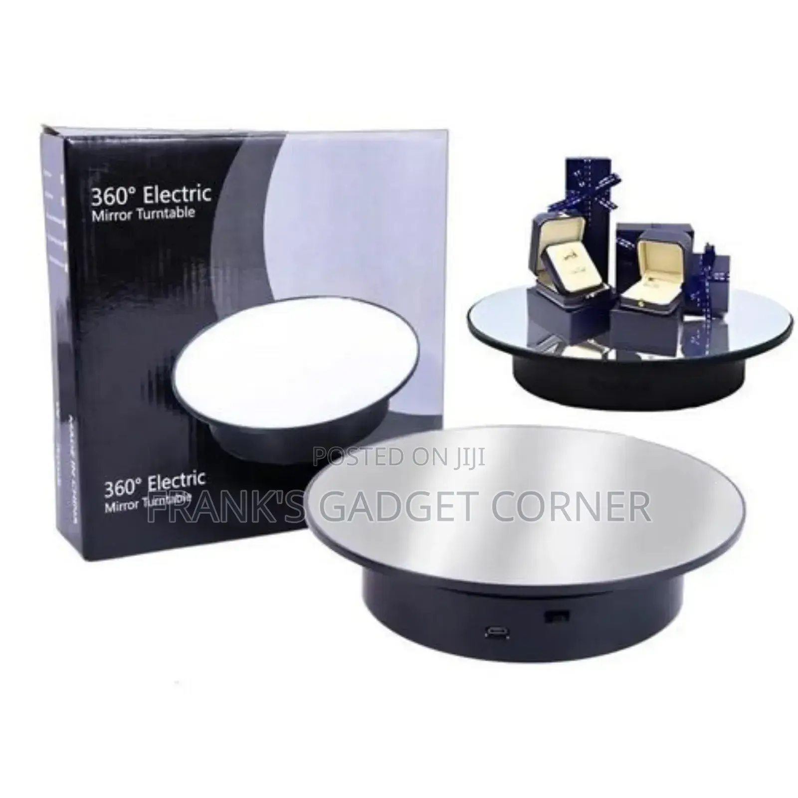 360° Rotating Mirror Display Stand