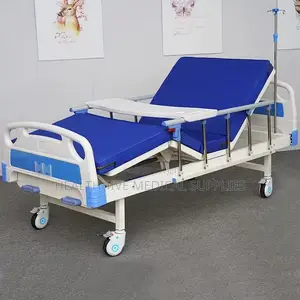 2 Crank Hospital Bed With Matress and Accessories