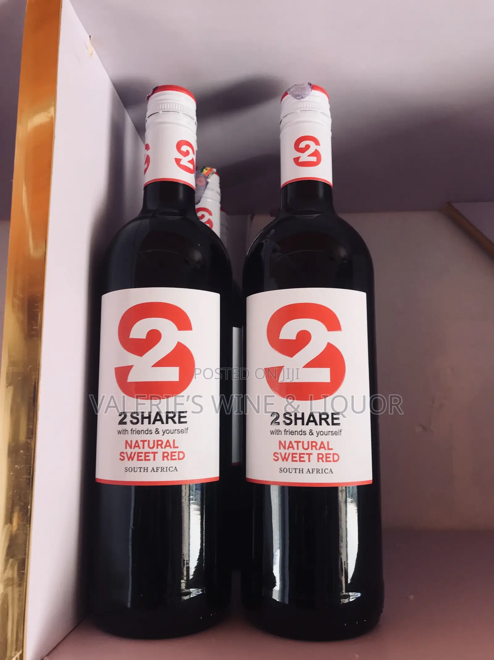 Xa 2 Share Sweet Medium Rouge Wine -750-South Africa