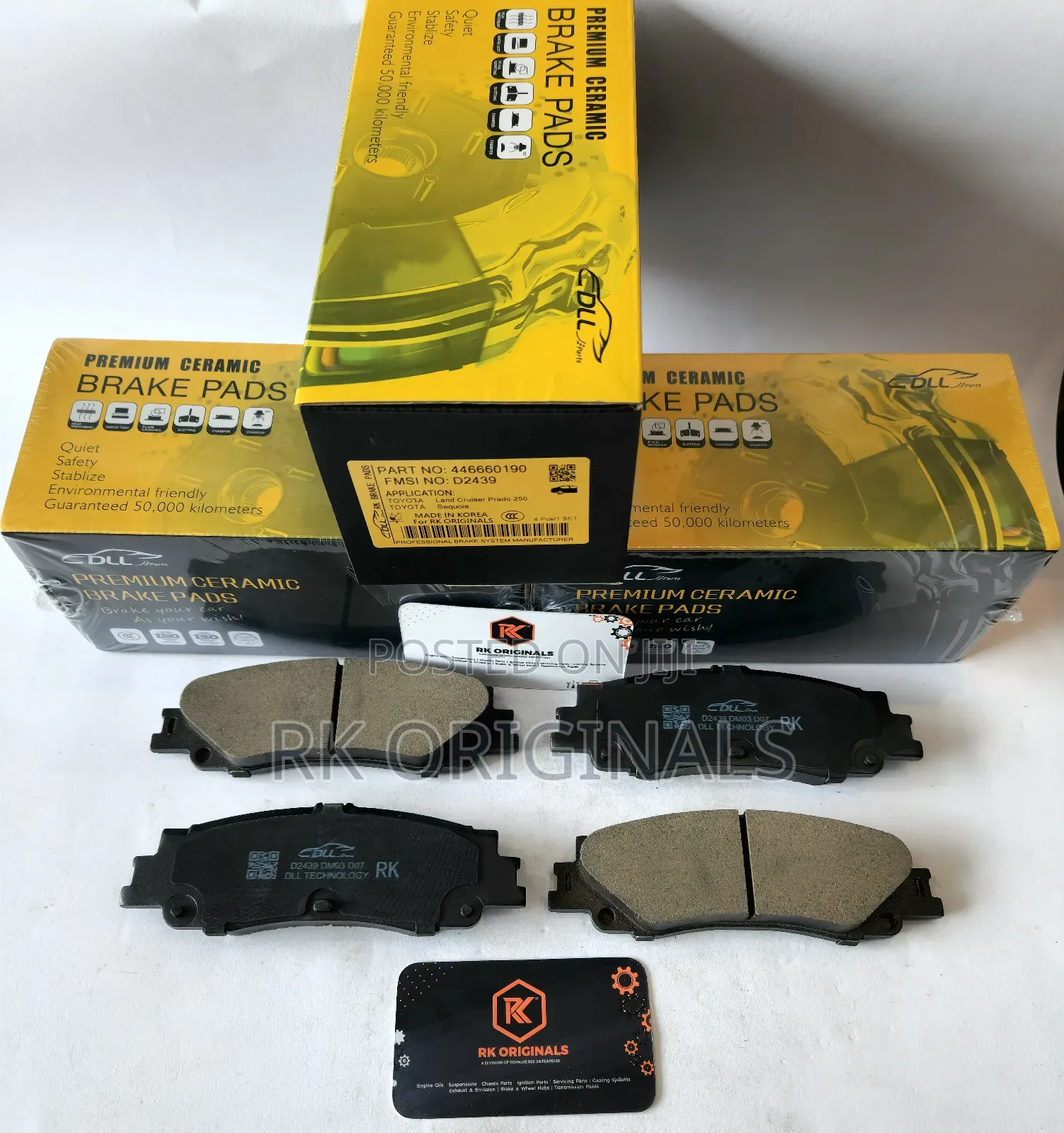 Lexus Lx600/Tundra/Lc300/Sequoia 22-25 Ceramic Front Brake Pad