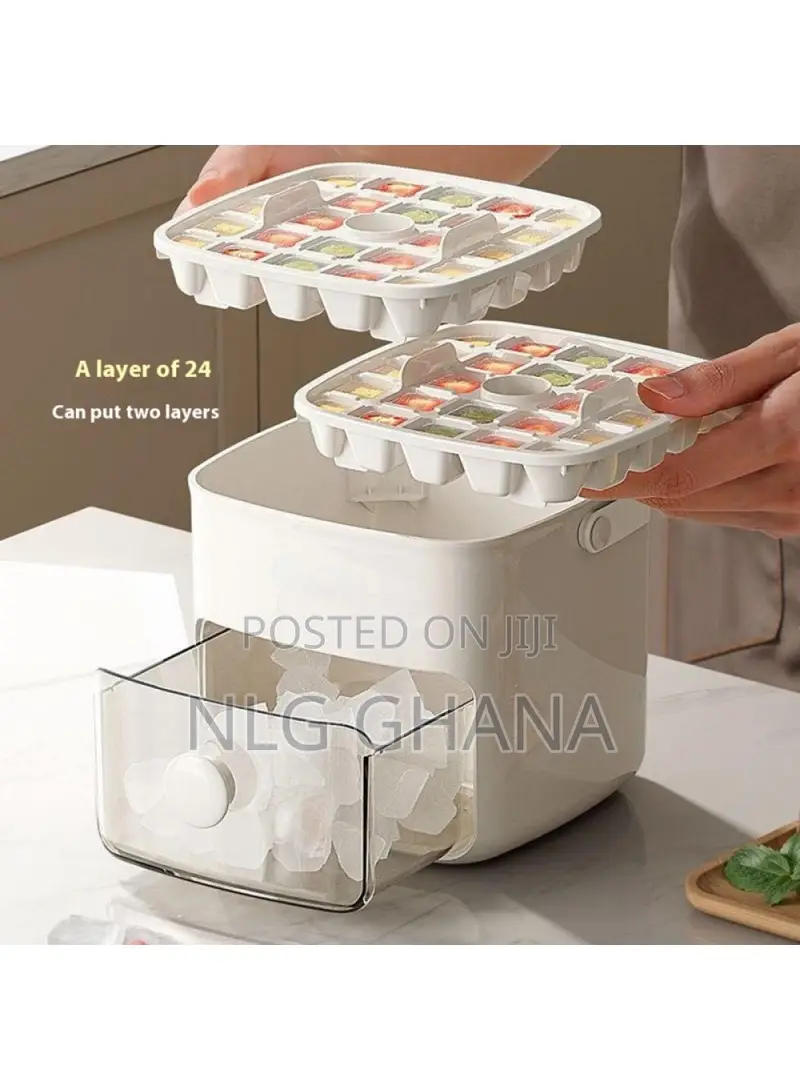 48 Grid Ice Block Tray With Easy Release Button. Tvx28585
