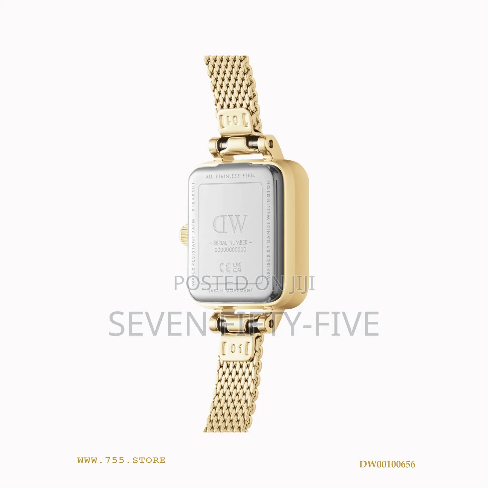 Daniel Wellington Quadro Mini Evergold Champagne Dw