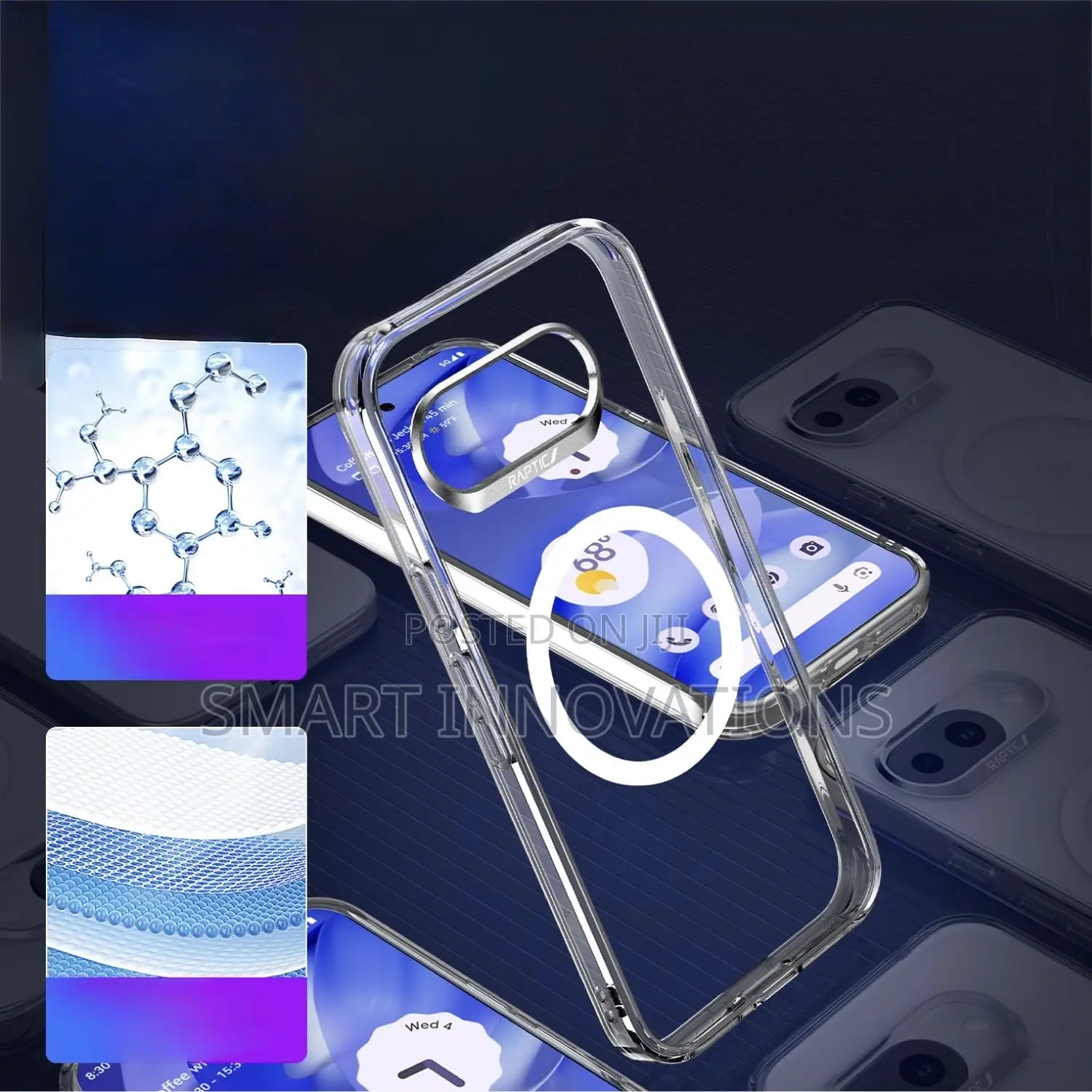 Google Pixel 9a Raptic Air Clear Case