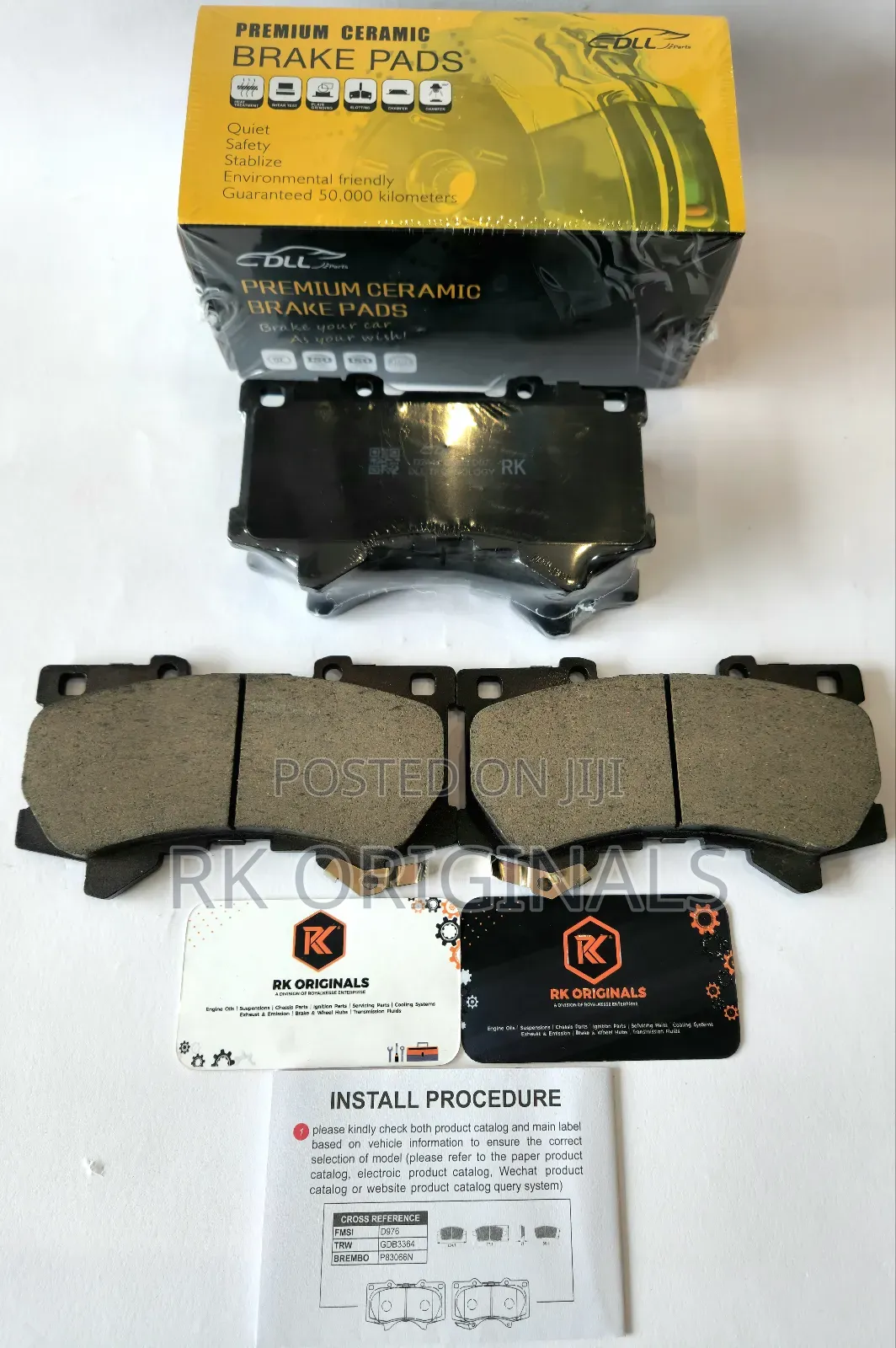 Lc300/Lexus Lx600/Tundra/Tacoma/Sequoia 22-25 Ceramic Front Brake Pad