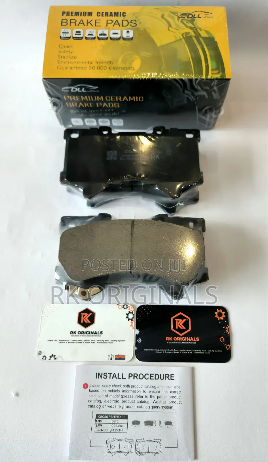 Lc300/Lexus Lx600/Tundra/Tacoma/Sequoia 22-25 Ceramic Front Brake Pad