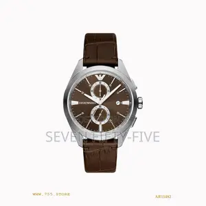 Emporio Armani Chronograph Brown Leather Watch Ar11482