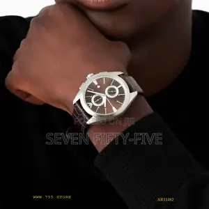 Emporio Armani Chronograph Brown Leather Watch Ar11482