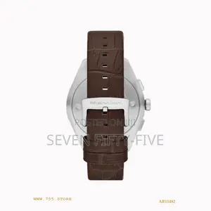 Emporio Armani Chronograph Brown Leather Watch Ar11482
