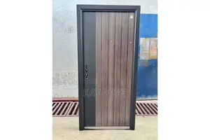Metal Door With a Wood Composite