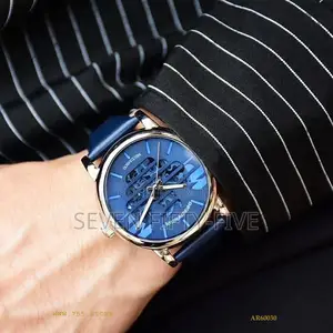 Emporio Armani Men's Automatic Luigi Watch Blue Ar60030