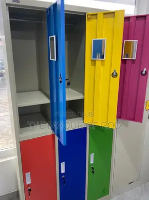A Colorful Metal Cabinet
