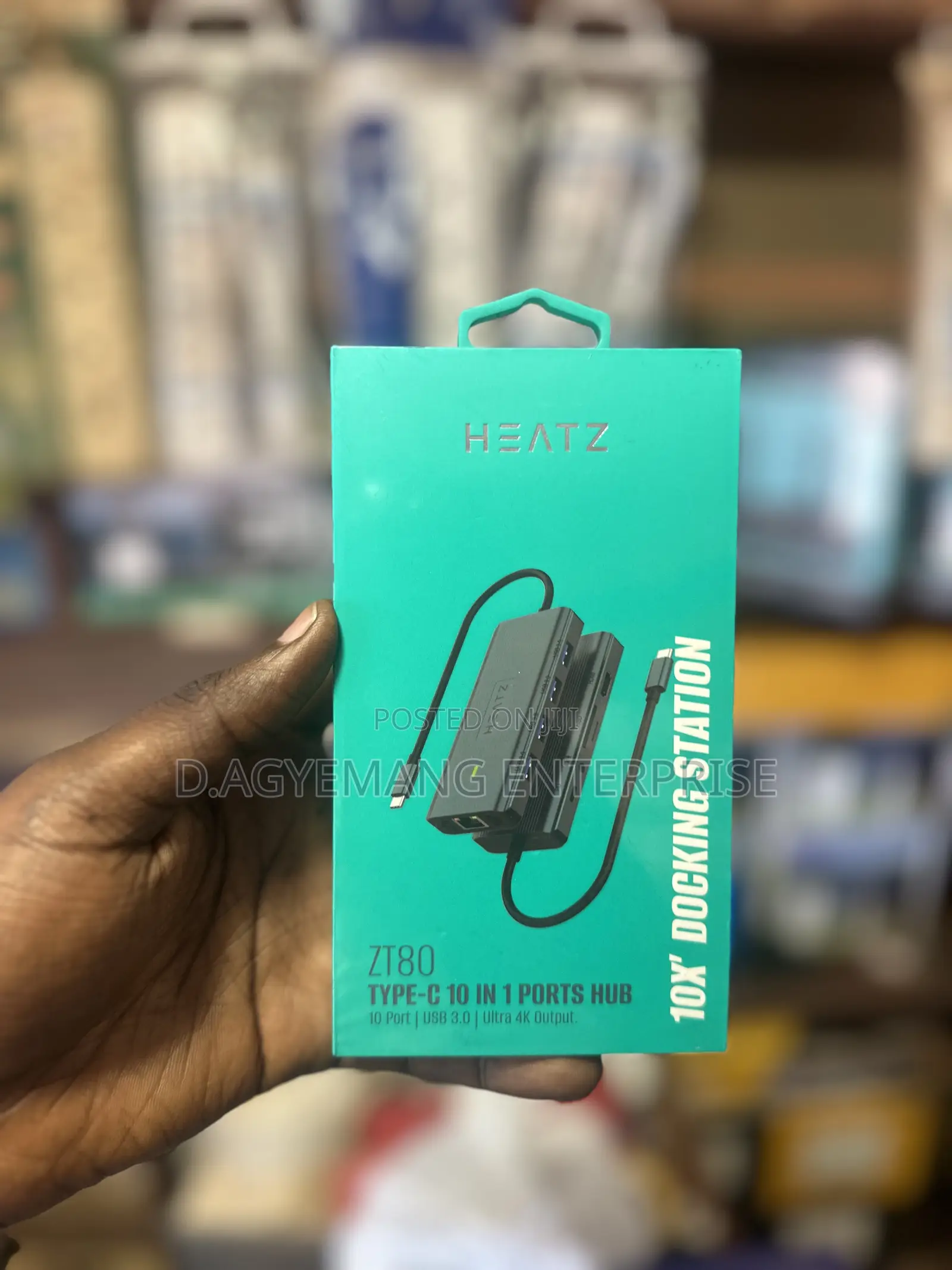 Heatz Type-C 10 in 1 Ports Hub 10 Port
