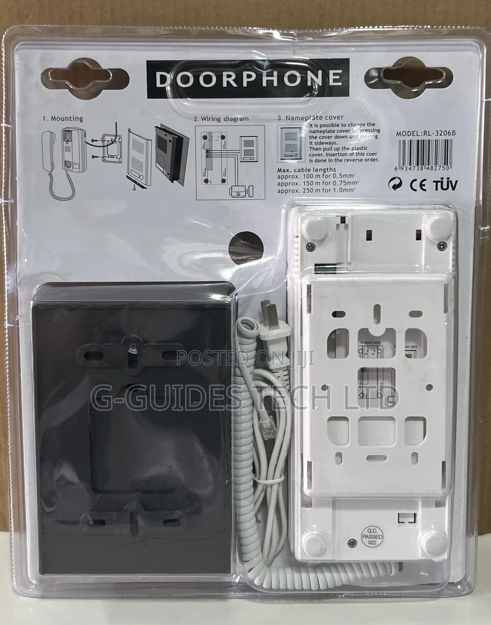 Audio Intercom Doorbell , Rl-3206b Audio Door Phone System